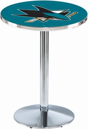 Holland Bar Stool L214 NHL San Jose Sharks Officially Licensed Pub Table