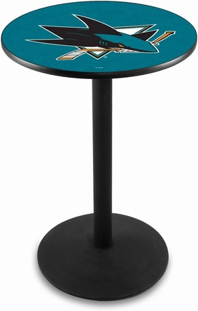Holland Bar Stool L214 NHL San Jose Sharks Officially Licensed Pub Table