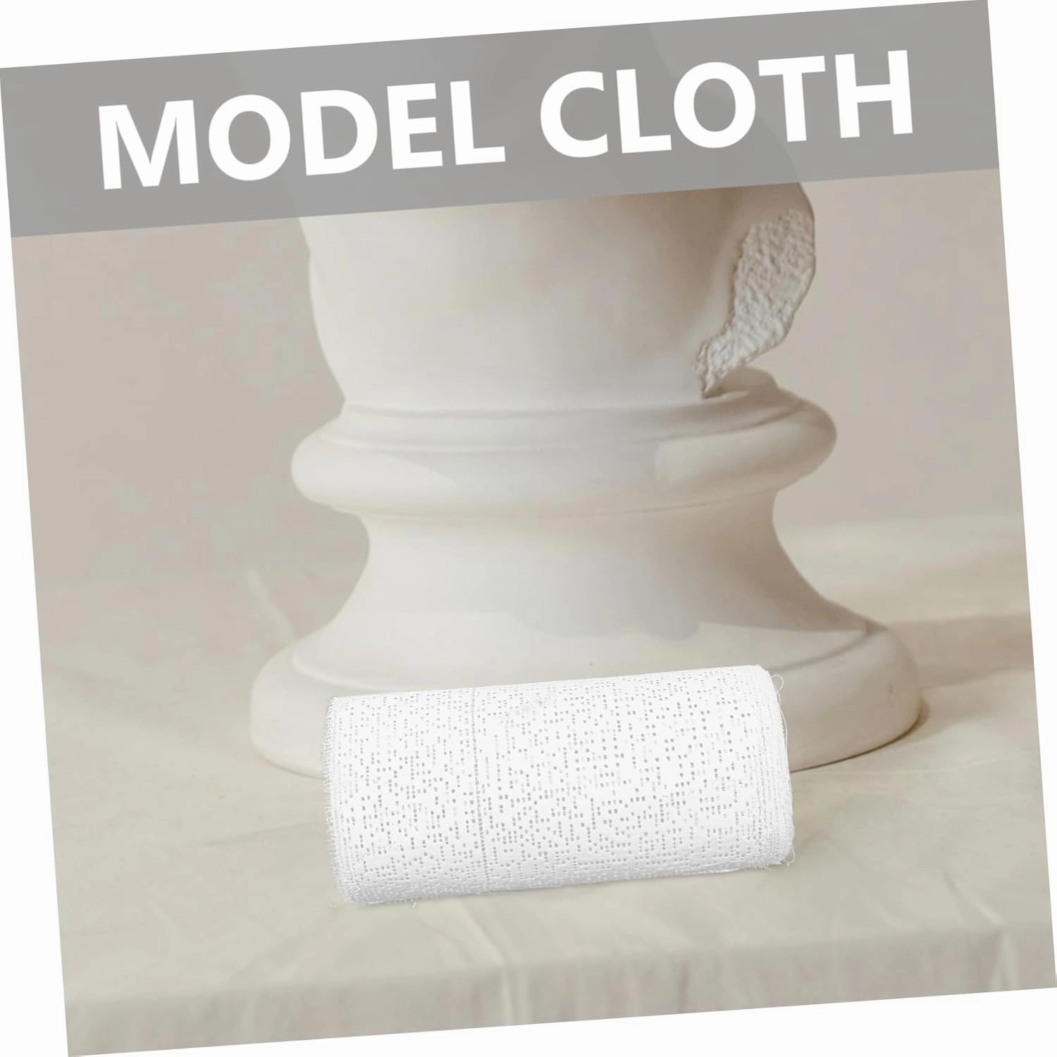 HOMSFOU 1 Roll Shaping Cloth Cloth Craft Modeling Material Models DIY Crafts Supplies Mountain Shaping Material DIY Making Accessory Gypsum Tapes Plaster Gauze Strip White