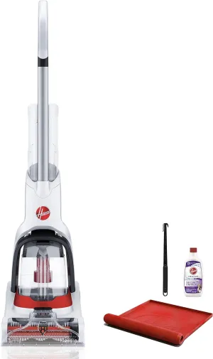 Hoover PowerDash Pet  Compact Carpet Cleaner Machine, Lightweight Carpet Shampooer Machine, Includes Storage Mat, Pair with a Hoover Carpet Cleaner Solution for a Bright, Refreshed Home