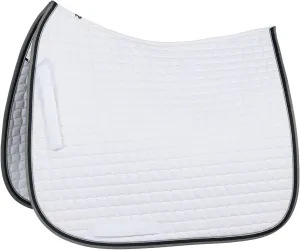 HORZE Adepto Quilted Quick-Dry Dressage Saddle Pad for Horses with Two-Tone Trim