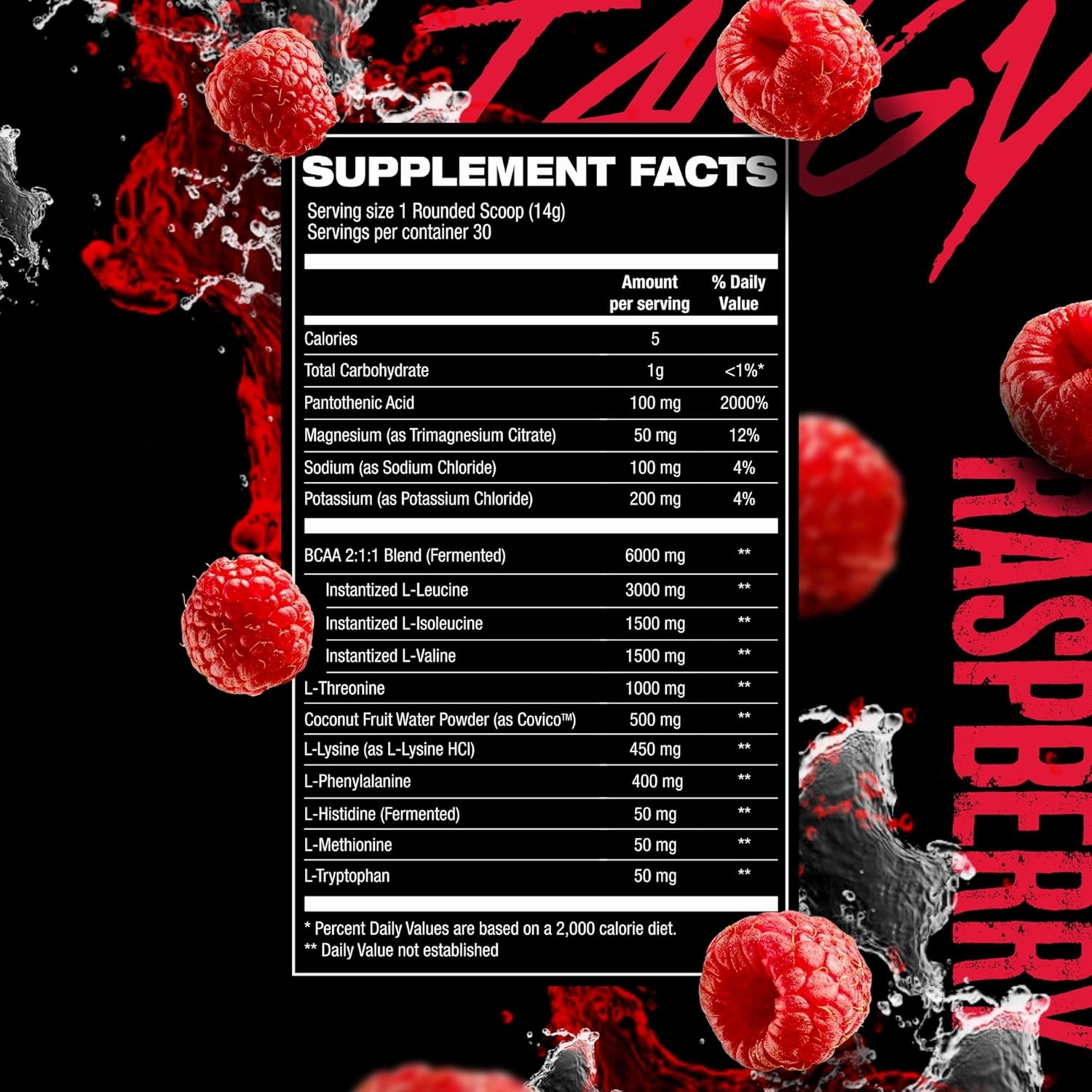 HOSSTILE SILO[9] Essential Amino Acids, EAA & BCAA Powder, Electrolyte Hydration Support, Enhance Muscle Recovery, Build Lean Muscle, Pre or Post Workout Drink, Tangy Raspberry, 30 Servings