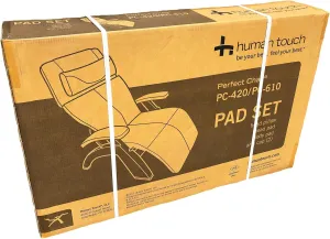 Human Touch PC-420 PC-610 Omni Motion Perfect Chair Recliner Replacement Pad Set Only - No Chair Base - Premium Black Leather