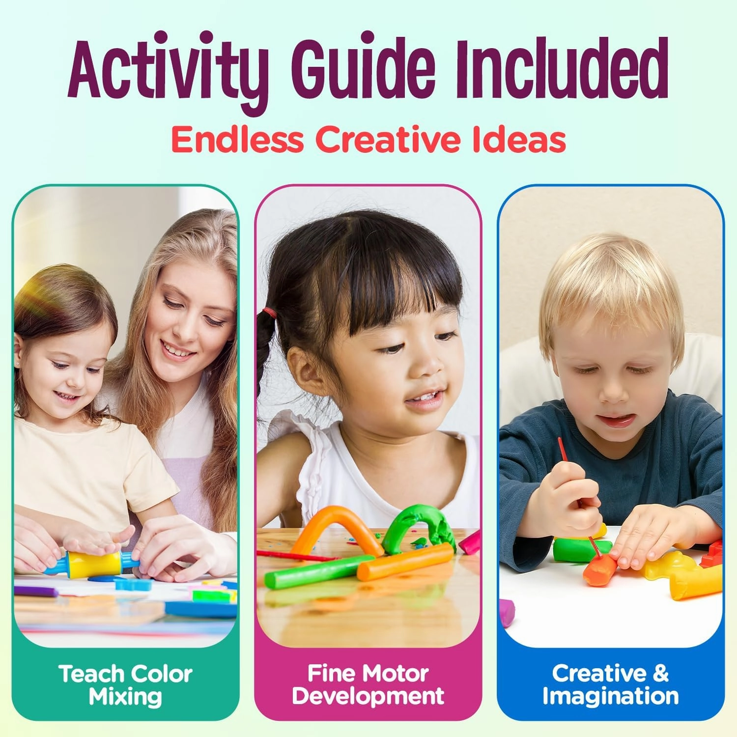 Hygloss Play Modeling Dough - Red and Green Dough Unscented - Safe & Non-Toxic for Kids Arts & Crafts - Party Favors - Classroom Supplies - 6lb Total