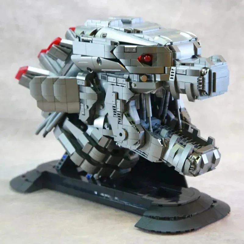 Ideas Expert MOC Mecha King Kong Head Bricks Toys