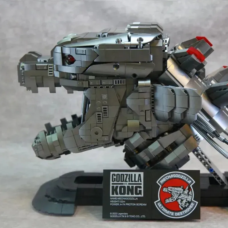 Ideas Expert MOC Mecha King Kong Head Bricks Toys
