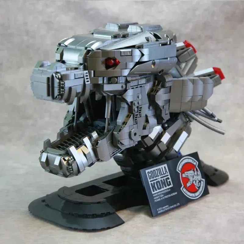 Ideas Expert MOC Mecha King Kong Head Bricks Toys