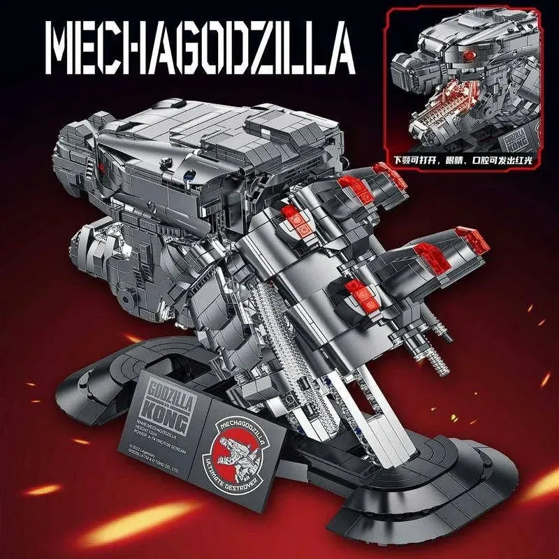 Ideas Expert MOC Mecha King Kong Head Bricks Toys