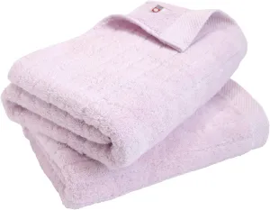 Imabari Towel, 2-Piece Bath Towel Set, Japanese Towels, Soft and Fluffy Towel, Luxury Cotton, Lavender