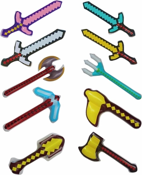 Inflatable Toys Inflatable Large Size Sword Axe Hammer Trident Kid Party Favors (Pack of 10)