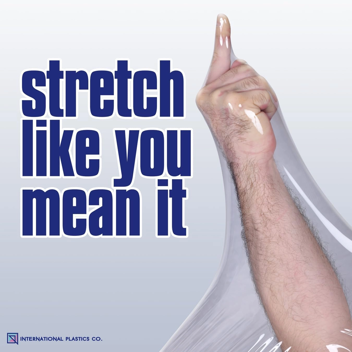 International Plastics Co. 2 Pack of 5" Plastic Stretch Film Wrap with Handles 1000 feet Each 500% Stretch Ability