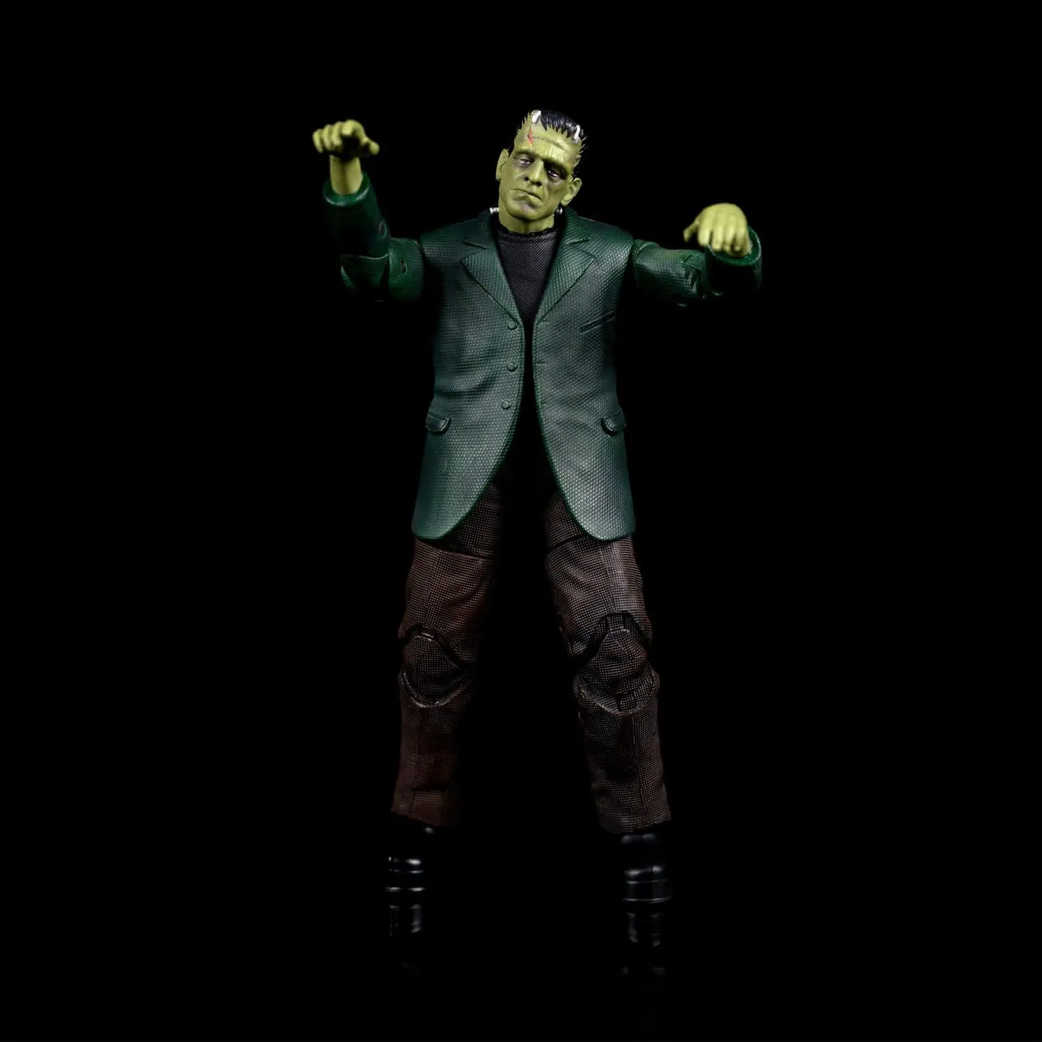 Jada 253251014 Toys Universal Monsters Frankenstein 6” Deluxe Collector Figure, Black, Standard Size