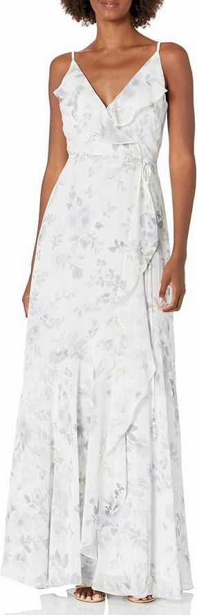 Jenny Yoo Women's Ensley Painted Petals Print