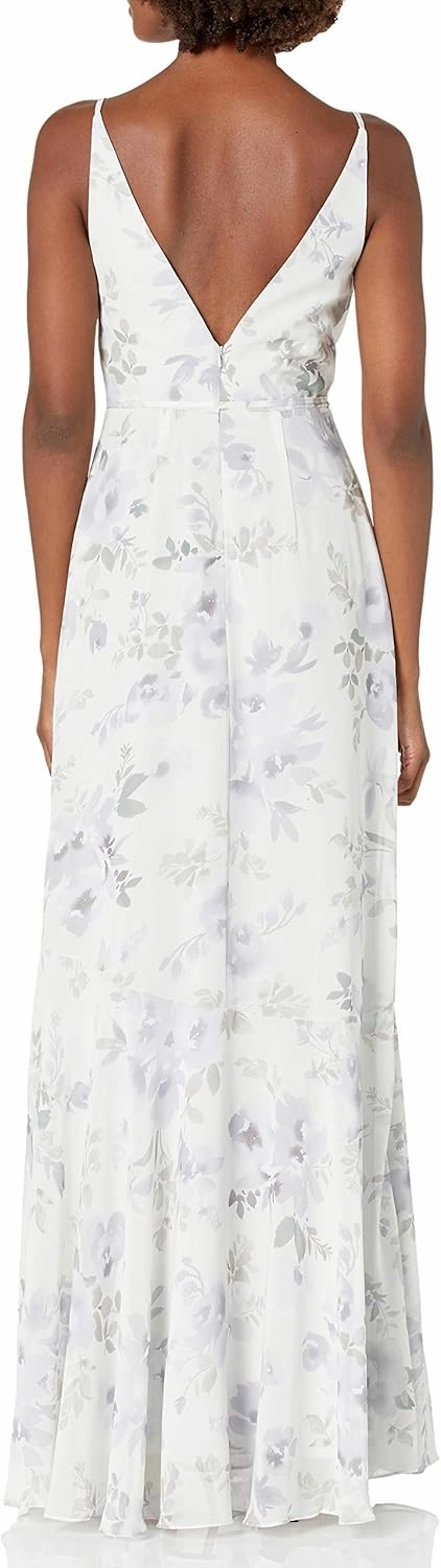 Jenny Yoo Women's Ensley Painted Petals Print