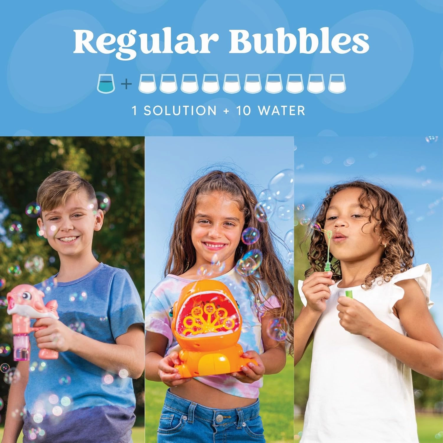 JOYIN 100 Oz Concentrated Bubble Solution (up to 8 Gallon) for Large Party in Summer Celebrations, Party Favor, Bubble Summer Toy, Classroom Prizes, Easter (Red)