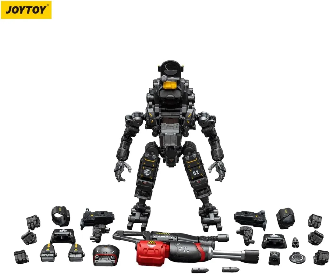 JoyToy 1/25 Action Figures Dark Source Steel Bone Mecha Army Figure Collection Military Model God of War 86-II Assault 8.7inch