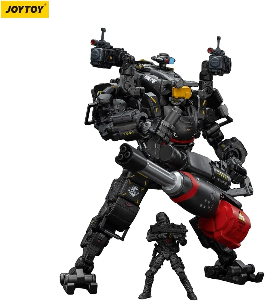 JoyToy 1/25 Action Figures Dark Source Steel Bone Mecha Army Figure Collection Military Model God of War 86-II Assault 8.7inch