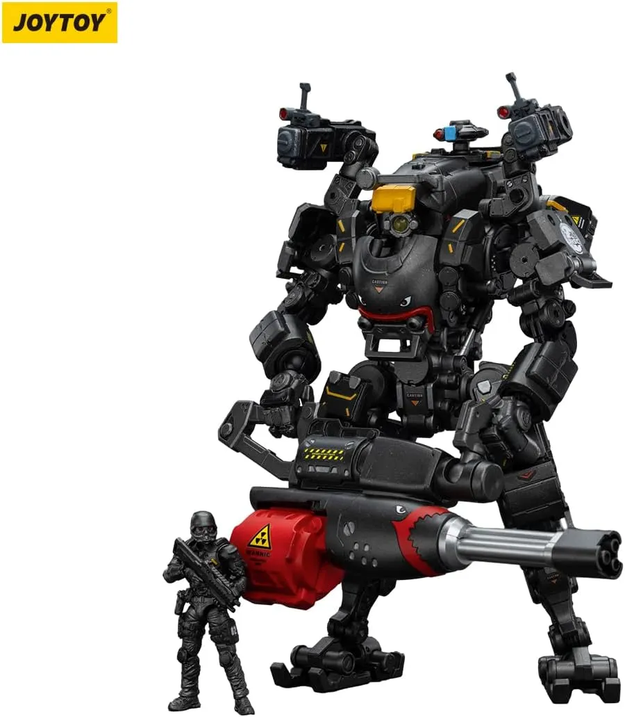 JoyToy 1/25 Action Figures Dark Source Steel Bone Mecha Army Figure Collection Military Model God of War 86-II Assault 8.7inch