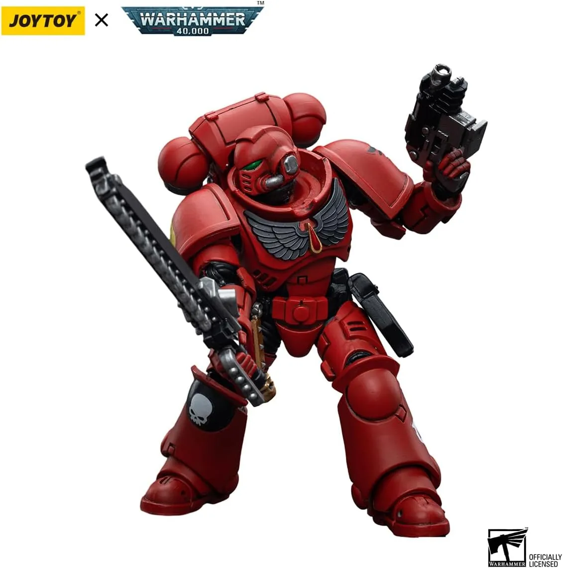JOYTOY VVUFXQH Warhammer 40k 1/18 Blood Angels Intercessors 4.7-inch Action Figure Game Model Toy