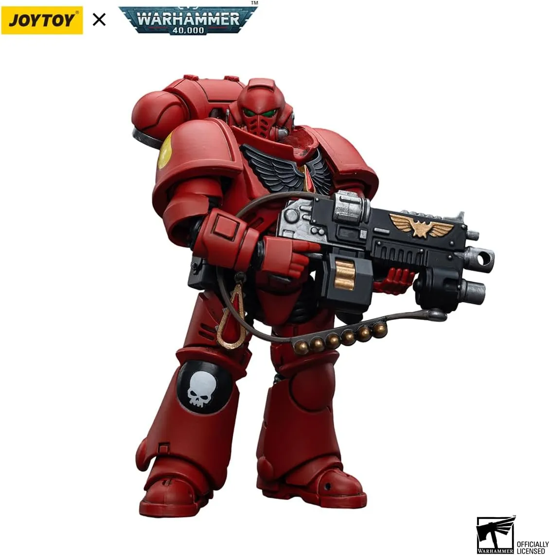 JOYTOY VVUFXQH Warhammer 40k 1/18 Blood Angels Intercessors 4.7-inch Action Figure Game Model Toy