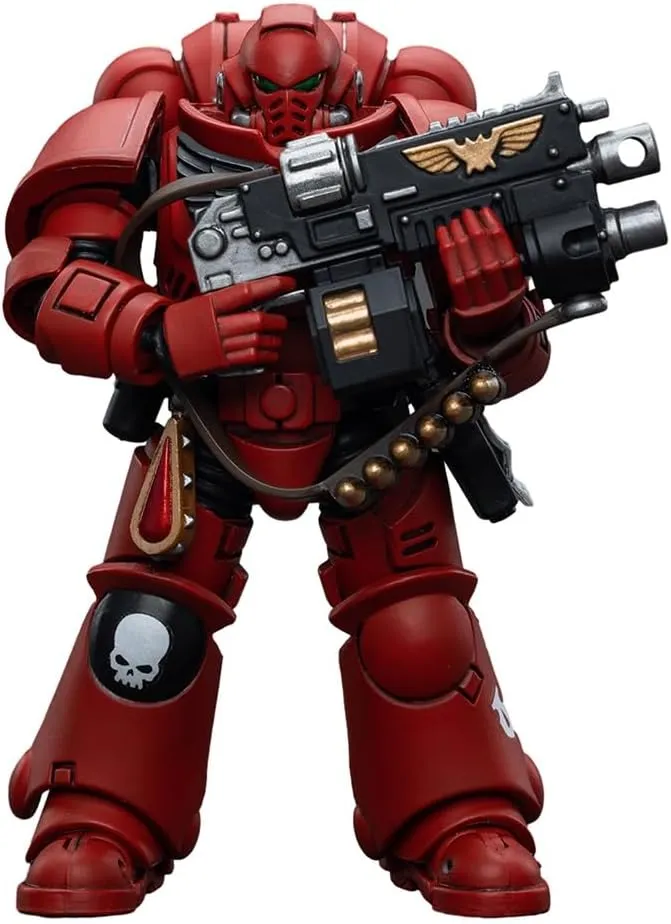 JOYTOY VVUFXQH Warhammer 40k 1/18 Blood Angels Intercessors 4.7-inch Action Figure Game Model Toy