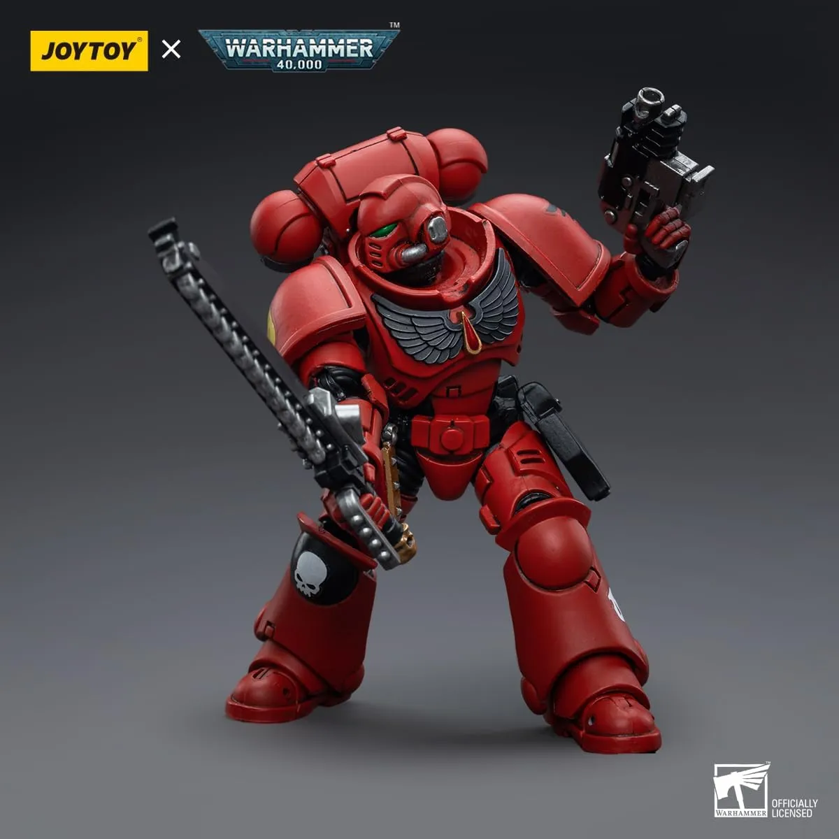 JOYTOY VVUFXQH Warhammer 40k 1/18 Blood Angels Intercessors 4.7-inch Action Figure Game Model Toy