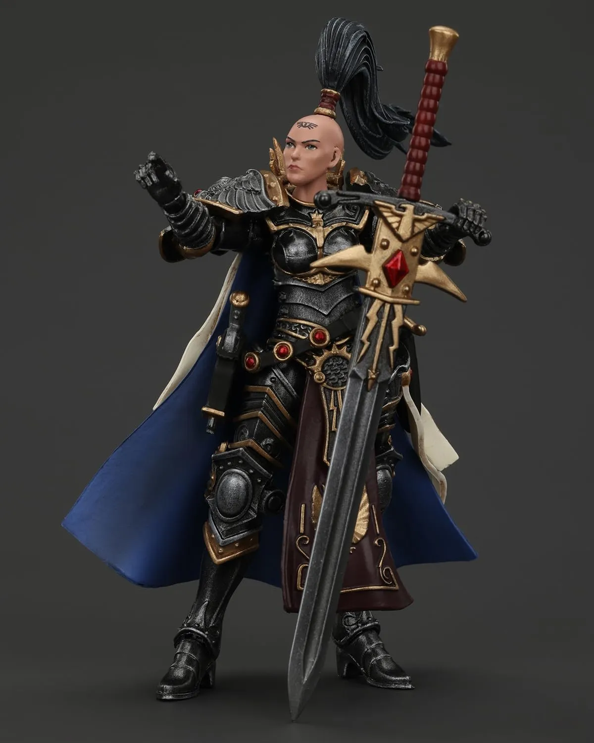 JoyToy Warhammer 40K Genuine License 1:18 Action Figure, Sisters of Silence Knight-Commander Jenetia Krole, 4.17 in Collectible Action Figures Kits
