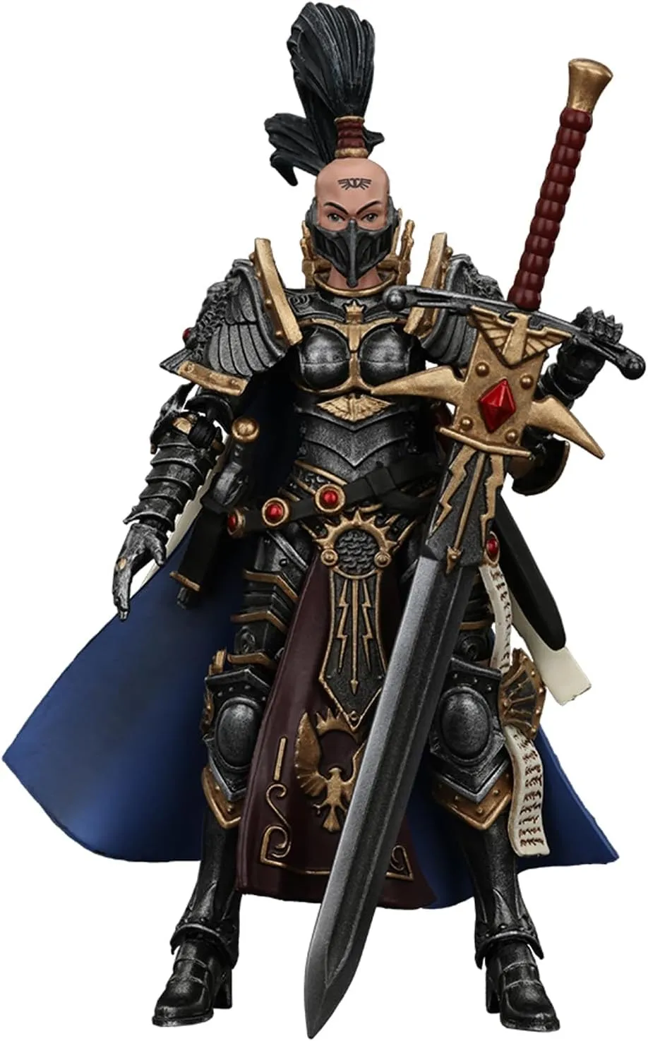 JoyToy Warhammer 40K Genuine License 1:18 Action Figure, Sisters of Silence Knight-Commander Jenetia Krole, 4.17 in Collectible Action Figures Kits