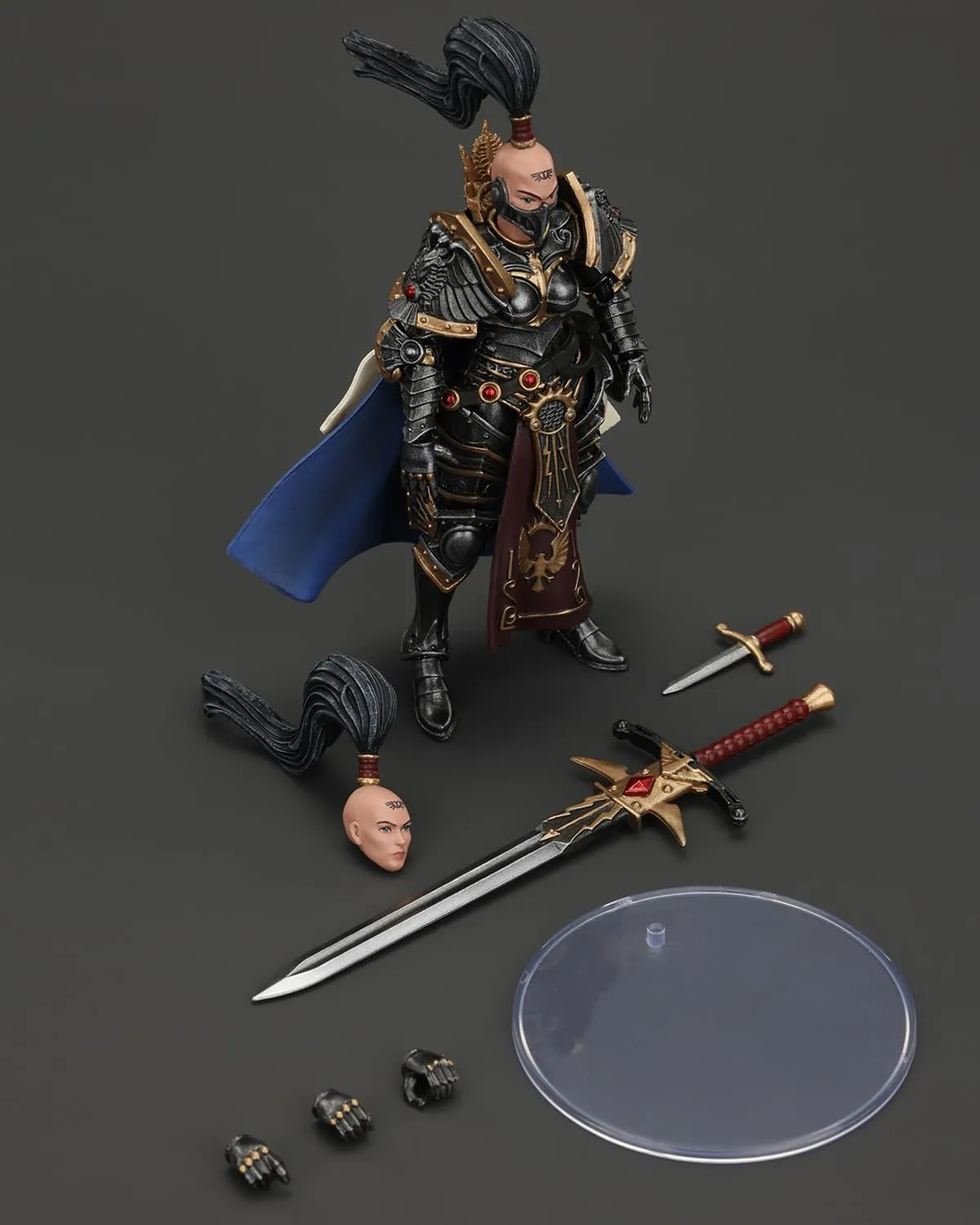 JoyToy Warhammer 40K Genuine License 1:18 Action Figure, Sisters of Silence Knight-Commander Jenetia Krole, 4.17 in Collectible Action Figures Kits