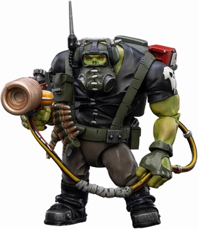 JOYTOY 1/18 Action Figure Warhammer 40,000 Ork Kommandos Comms Boy Wagzuk Collection Model (5 inch)