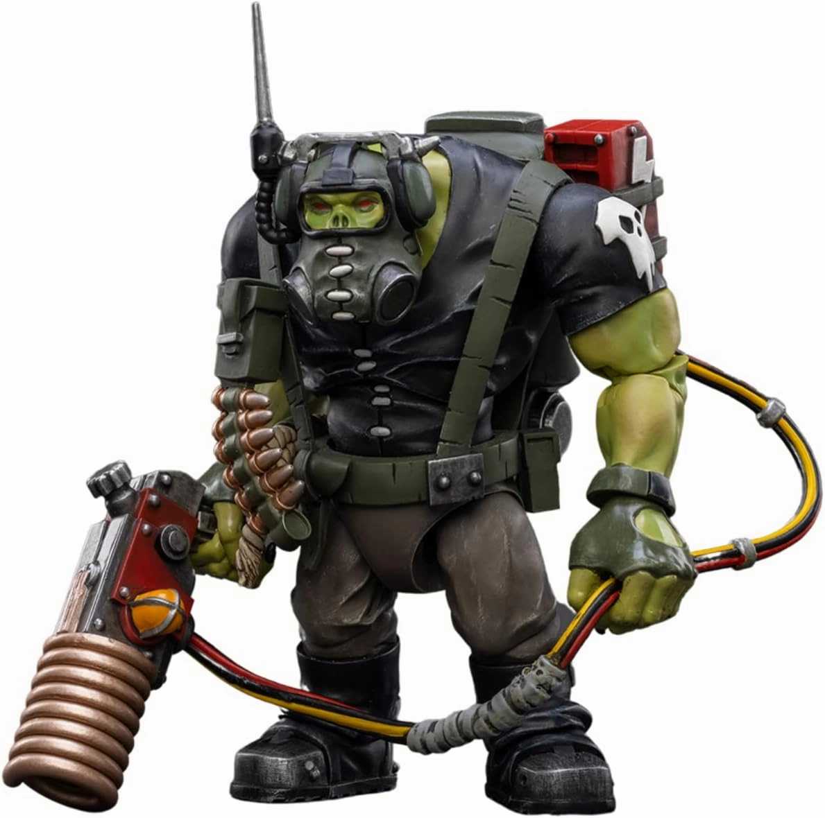 JOYTOY 1/18 Action Figure Warhammer 40,000 Ork Kommandos Comms Boy Wagzuk Collection Model (5 inch)