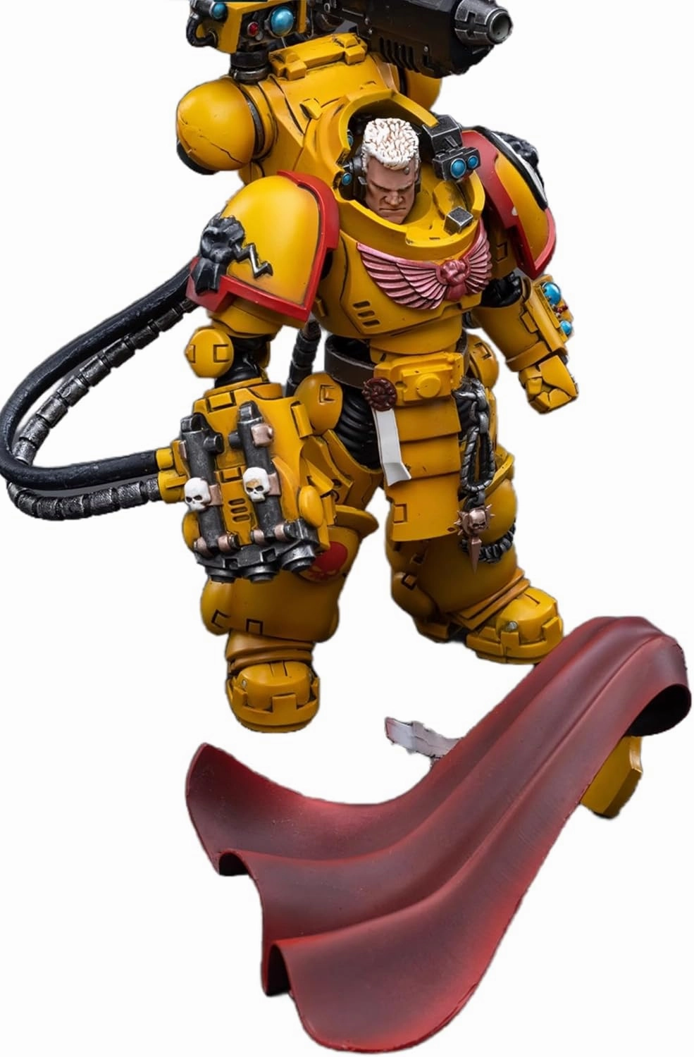 JOYTOY Warhammer 40K 1/18 Action Figures lmperial Fists Heavy Intercessors 4PCS Collectible Model