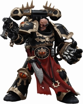 JoyToy Warhammer 40K Genuine License 1:18 Action Figure, Chaos Space Marines Black Chosen with Bolt Pistol and Power Fist, 4.96 inch Collectible Action Figures Sets