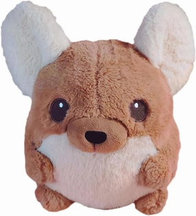 Jumbo Breb Chinchilla: Luxuriously Soft, Sensory-Friendly Stuffed Animal. Desk Plushie.