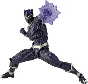 Kaiyodo Figurecomplex Amazing Yamaguchi Black Panther, Approx. 6.7 inches (170 mm), ABS & PVC Painted Action Figure, Revoltech