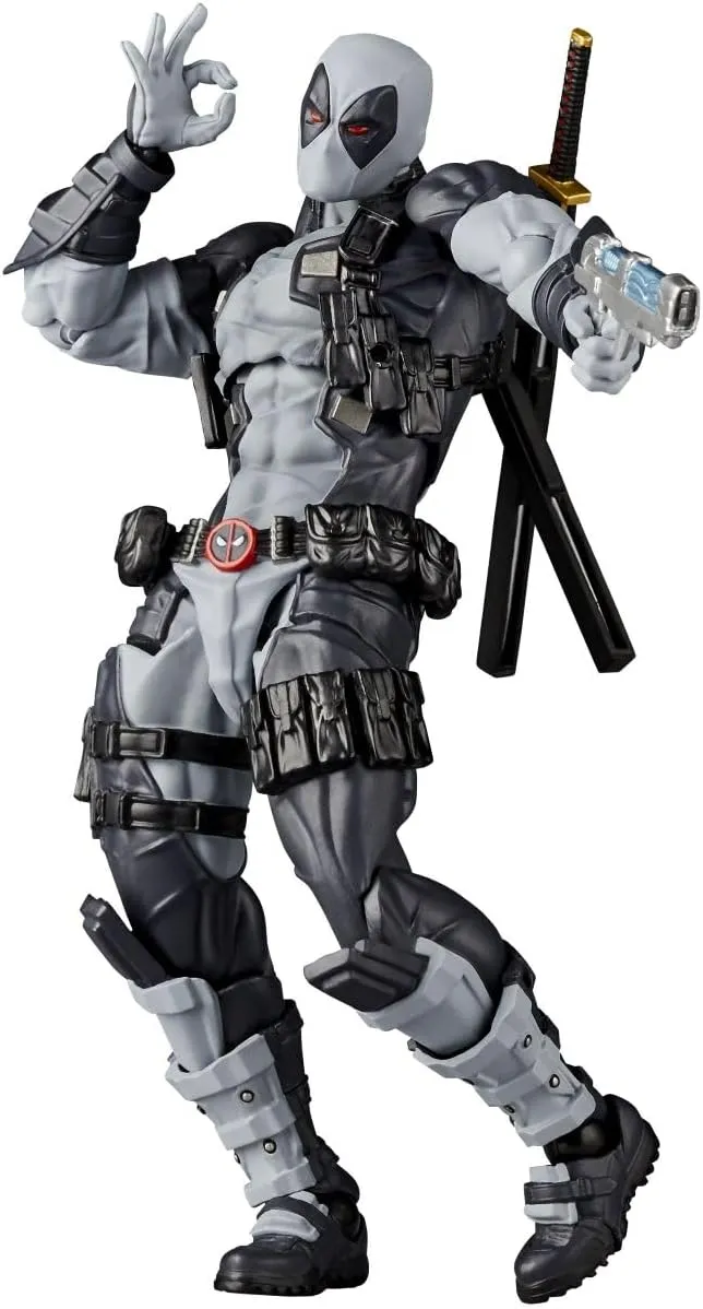 Kaiyodo Revoltech Amazing Yamaguchi Deadpool Ver.2.5 X Force Color, Total Height Approx. 6.7 inches (170 mm), Non-scale, PVC & ABS, Painted Action Figure