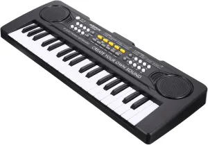 KESYOO Piano Multi Functional Electronic Keyboard with Microphone for Ages Safe and Design for Creative