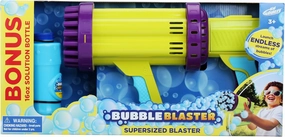 Kid Galaxy: Supersized Bubble Blaster - 15" Powerful Motor 50 Hole Blaster, LED Light UP, w/ 16oz Premium Solution, Kids Outdoor Toy, Ages 3 