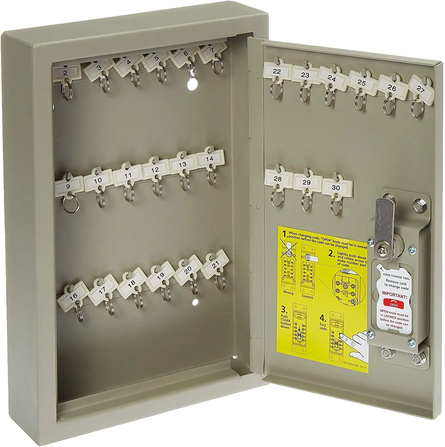 Kidde 001795 Combination TouchPoint Entry Key Locker, Clay, 30