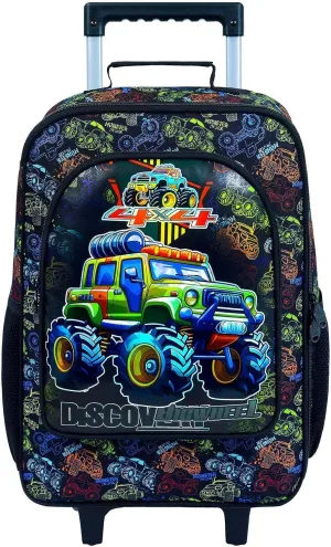 Kids Suitcase with Wheels for Girls and Boys, Rolling Carry on Luggage for Toddler Children