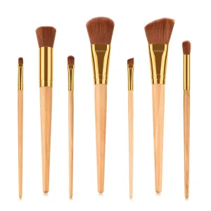 Kits Sets 10Pcs Cosmetic Mini Brush Brush Eyeshadow Tools Eyebrow Makeup Brush Anime Pencil Case, Asshown