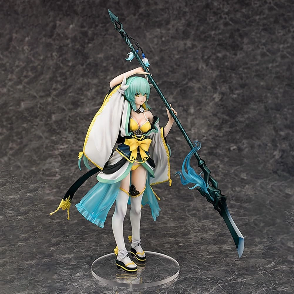 Kiyohime Figure Statue, 30cm Big Size Fighting Pose Original Painting Figure 1/6 Scale Illustration Revelation Figure Sculpture Desktop Decoration Collectible Gifts