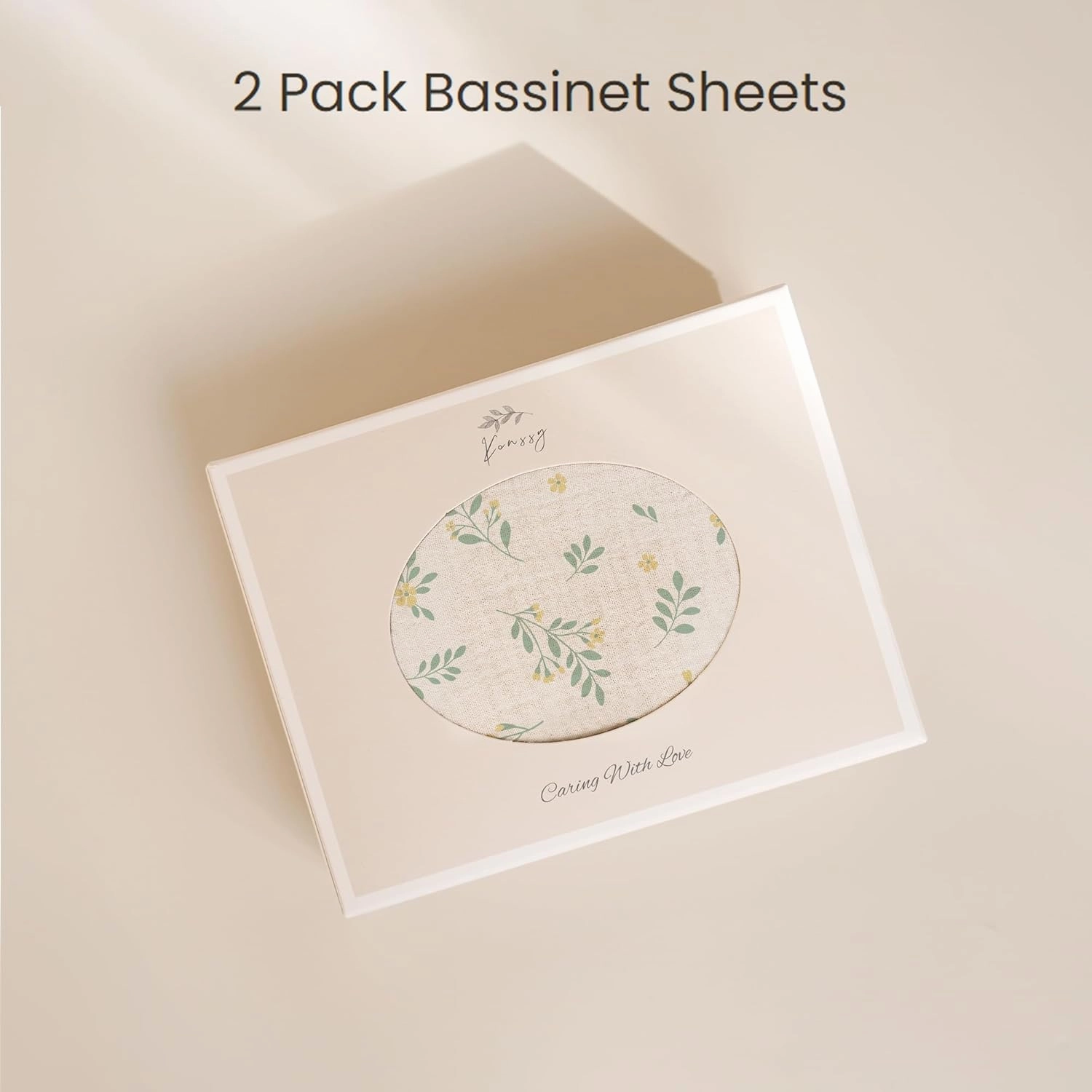 Konssy Muslin Changing Pad Cover for Baby Girls Boys, 100% Cotton Fitted Diaper Chang Table Covers, Soft Breathable Changing Pad Sheets, 2 Pack (Leafy,Green)