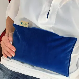 KOYA Naturals Soft Velvet Microwave Heating Pad for Cramps - Microwavable Moist Heat Bag - for Neck, Muscles, Joints, Stomach Pain, Menstrual Cramps (Ultramarine)