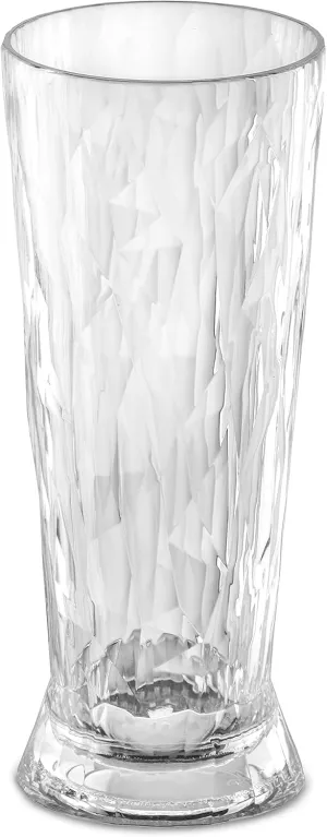 Koziol Super Beer Glasses 300ml Unbreakable Lightweight Plastic Outdoor German Dishwasher Safe 100% Recyclable Outdoor Ecology Heat Resistant