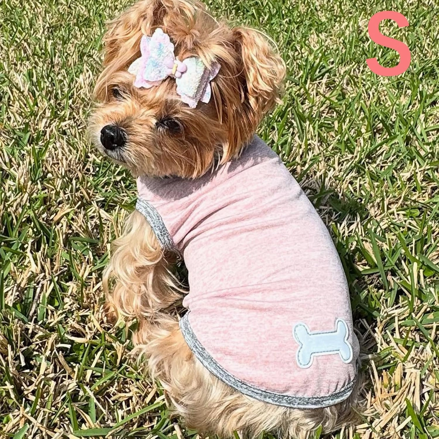KYEESE 2Pack Dog Shirts Sun Protection Puppy T Shirt Pet Clothes Quick Dry for Small Dog with Reflective Label Soft Tank Top Sleeveless Pet Vest Puppy Clothes, Small