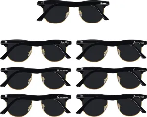 LADY&HOME Bachelor Party 7pcs Wedding Sunglasses for Groom, Best Man, Groomsmen Gifts Wedding Favor