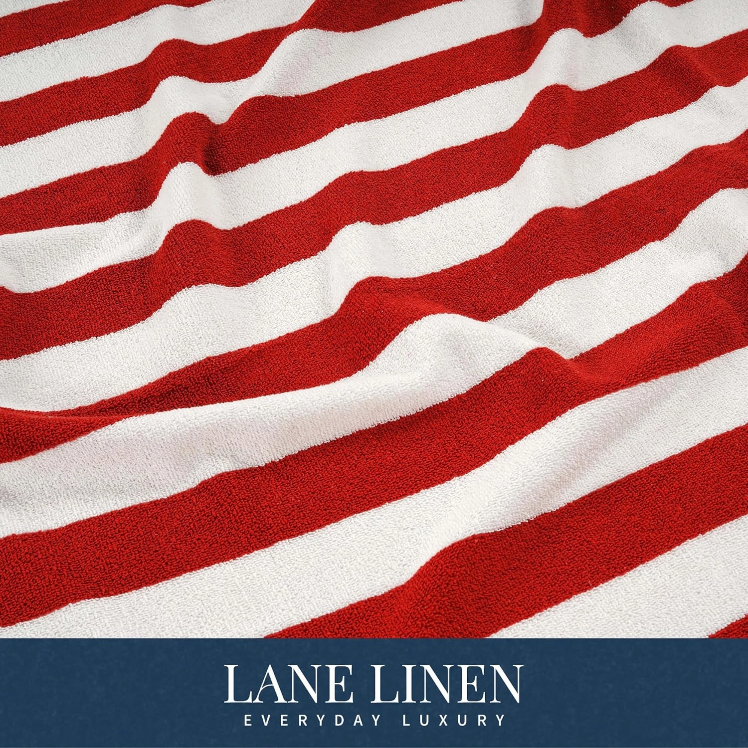 LANE LINEN 6 Pack Beach Towels - 100% Cotton Oversized Pool Towels with Bag, Soft & Absorbent (30"x60") Beach Essentials for Women - Tropical Escape