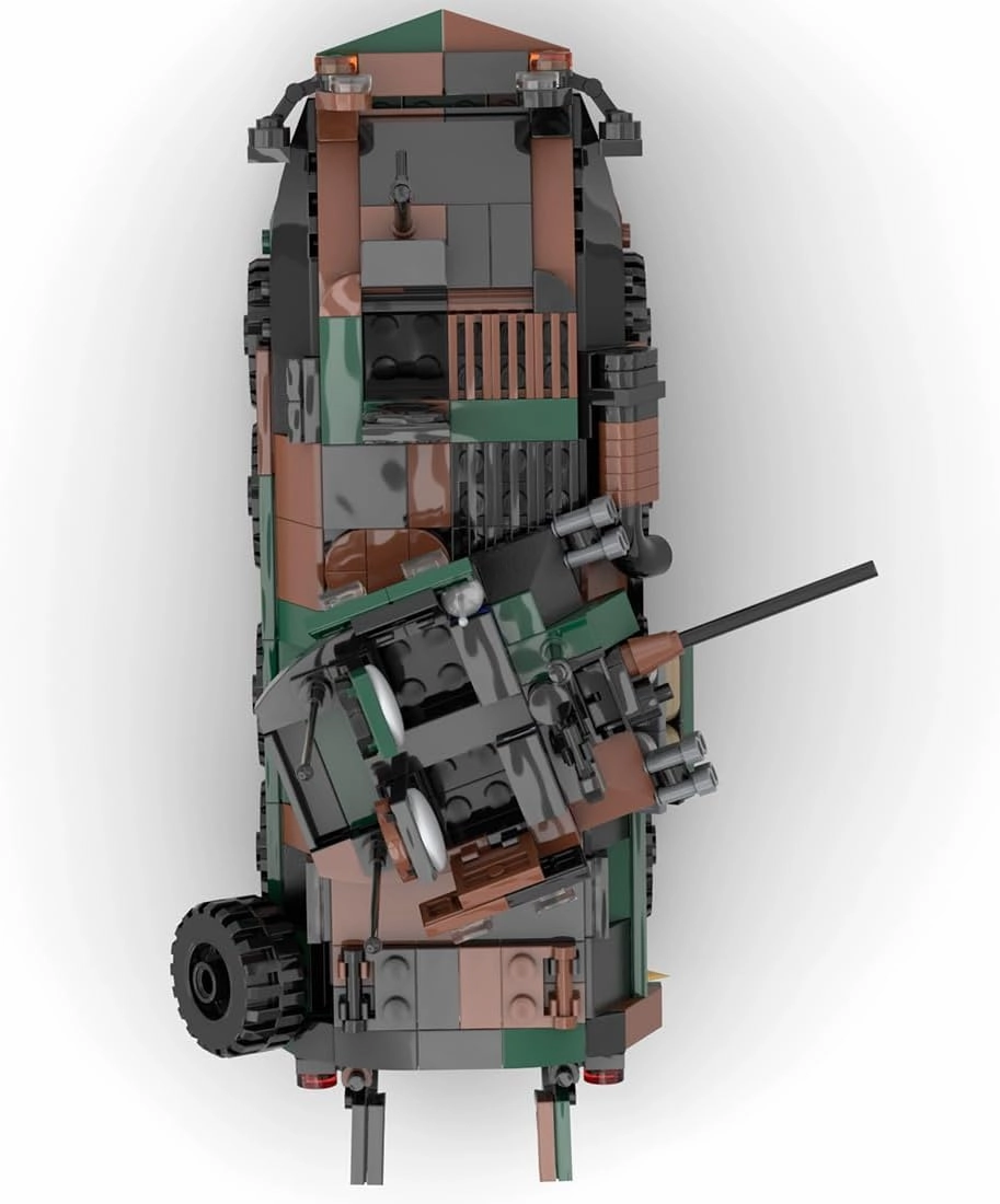LAV-25 Infantry Fighting Vehicle Building Blocks and Construction Toy, Collectible Military-Themed Model to Build and Display, Great Gift for Military Fans (476PCS)
