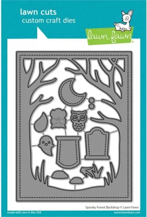 Lawn Fawn LF3261 Spooky Forest Backdrop Dies